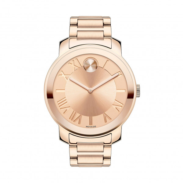 MOVADO Bold Rose Dial Rose Gold-tone Unisex Watch