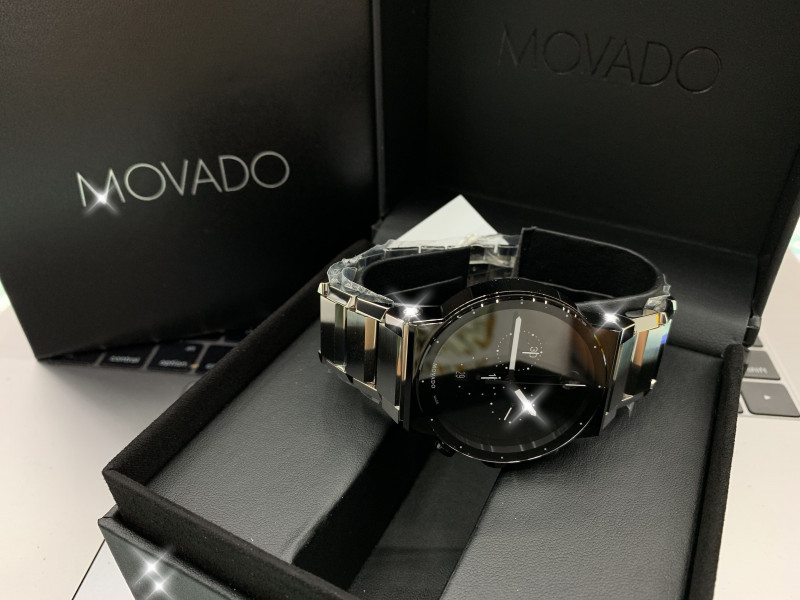 MOVADO Synergy Chronograph Black Dial Men's Watch