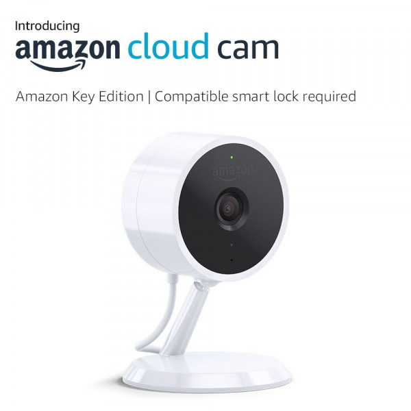 Amazon Cloud Cam (Key Edition) Indoor Security Camera, Works with Alexa