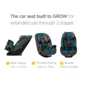 Safety 1st Grow and Go 3-in-1 Convertible Car Seat, Carbon Ink