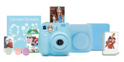 Fujifilm Instax Mini 7s - Ice Blue Instant Camera Bundle