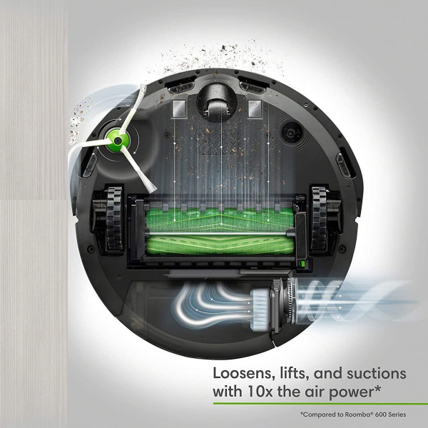 iRobot - Roomba® i3+ (3550) Wi-Fi® Connected Robot Vacuum with Automatic Dirt Disposal