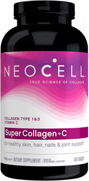 NeoCell Super Collagen + C 6, 000mg Collagen Types 1 & 3 Plus Vitamin C - 360 Tablets