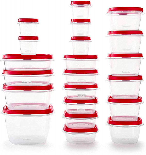 Set 42 hộp Rubbermaid - 2063704 Rubbermaid Easy Find Vented Lids Food Storage Containers
