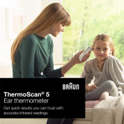 Nhiệt kế đo tai Braun ThermoScan 5 IRT6500