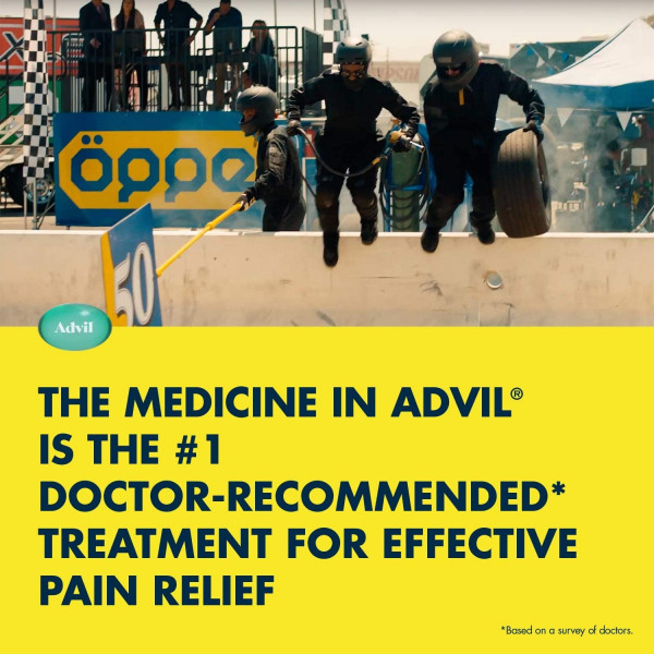 Thuốc giảm đau, hạ sốt Advil Liqui-Gels Minis Pain Reliever and Fever Reducer, Ibuprofen 200mg, 200 viên