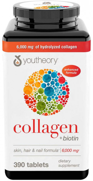 Viên uống youtheory Collagen Advanced Formula, 390 viên