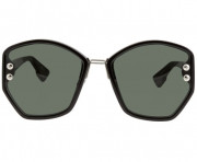 DIOR Addict 2 Green Ltgreenaf Geometric Ladies Sunglasses
