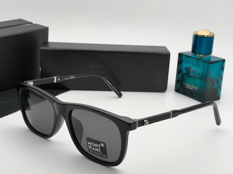 Polarized Grey Square Sunglasses MB606S 01D