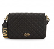 Love Moschino Logo Strap Diamond Quilted