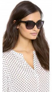 MARC JACOBS Grey Gradient Rectangular Sunglasses