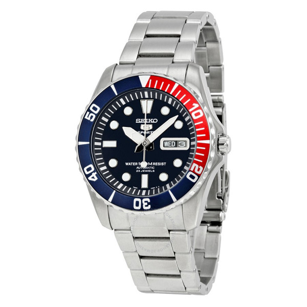 5 Dark Blue Dial Diver Stainless Steel Automatic