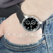 TISSOT Titanium GMT Black Dial Men's Watch