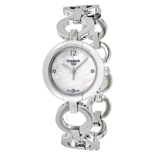 TISSOT White Mother of Pearl Dial Ladies