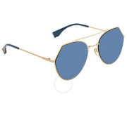 FENDI Eyeline Blue Metal Sunglasses