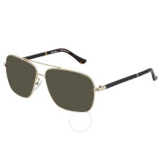 FERRAGAMO Green Square Sunglasses