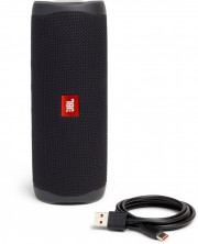 JBL - Flip 5 Portable Bluetooth Speaker - Black