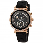 Michael Kors Access Gen 4 Sofie Rose Gold-tone and Embossed Silicone Smartwatch