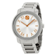 MOVADO Bold Silver Dial Stainless Steel Unisex Watch