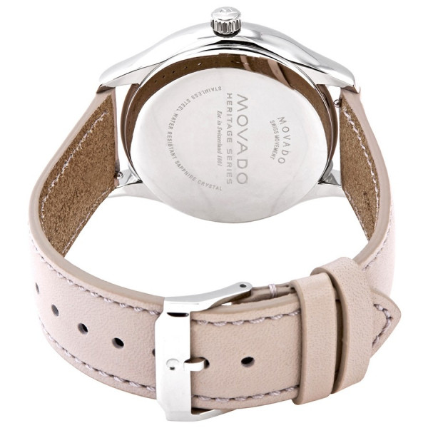MOVADO Heritage Quartz Parchment Dial Watch