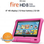 Fire HD 8 Kids Edition Tablet, 8" HD display, 32 GB, Pink Kid-Proof Case