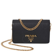 PRADA Saffiano Leather Medium Shoulder Bag