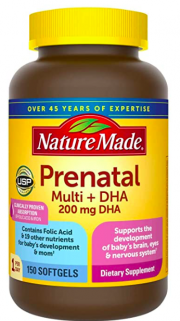 Vitamin tổng hợp cho bà bầu  Nature Made Prenatal Multi + DHA, 150 viên