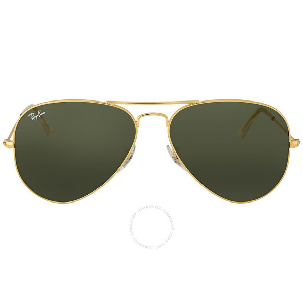 RAY BAN Aviator 58mm Classic Green Sunglasses