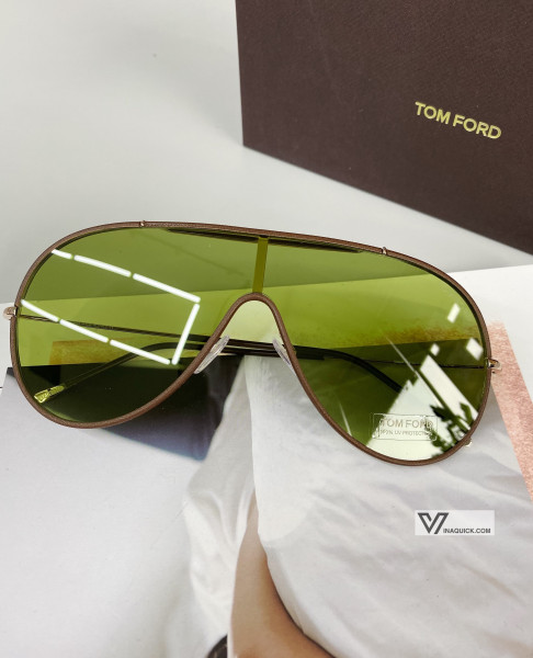 TOM FORD Green Shield Sunglasses